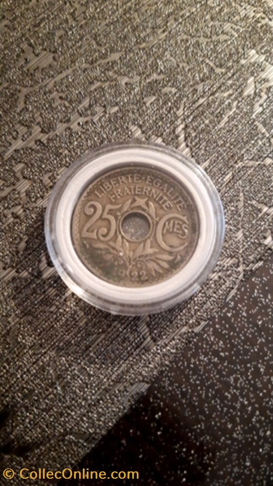 25 centimes 1922 Lindauer monnaie 25 centimes 1922 lindauer