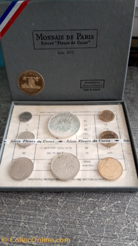 monnaie serie 1972 fdc