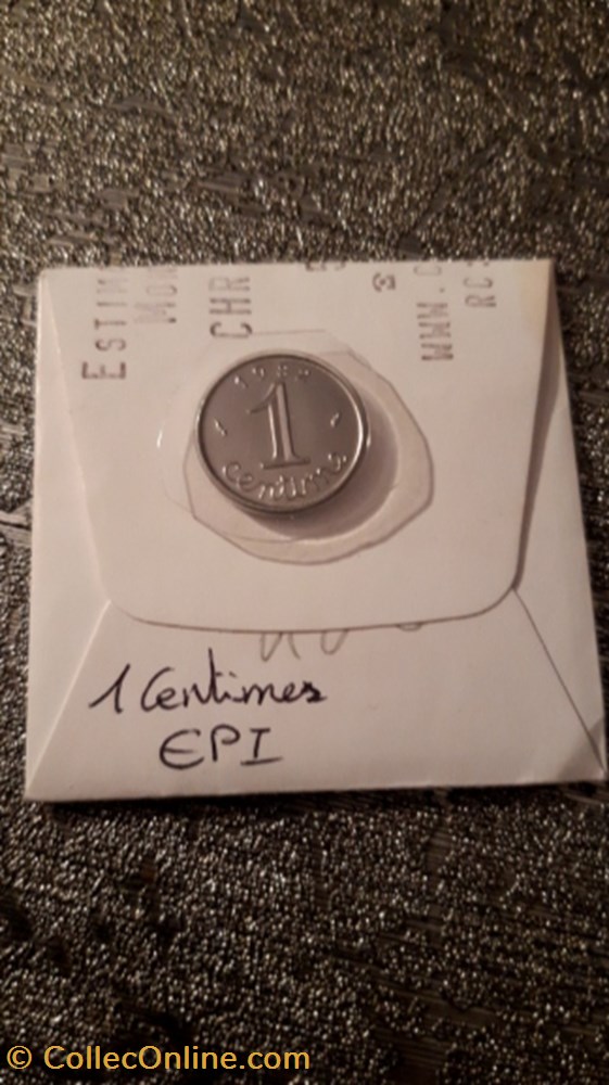 1 centimes 1982 EPI FDC monnaie 1 centimes 1982 epi fdc