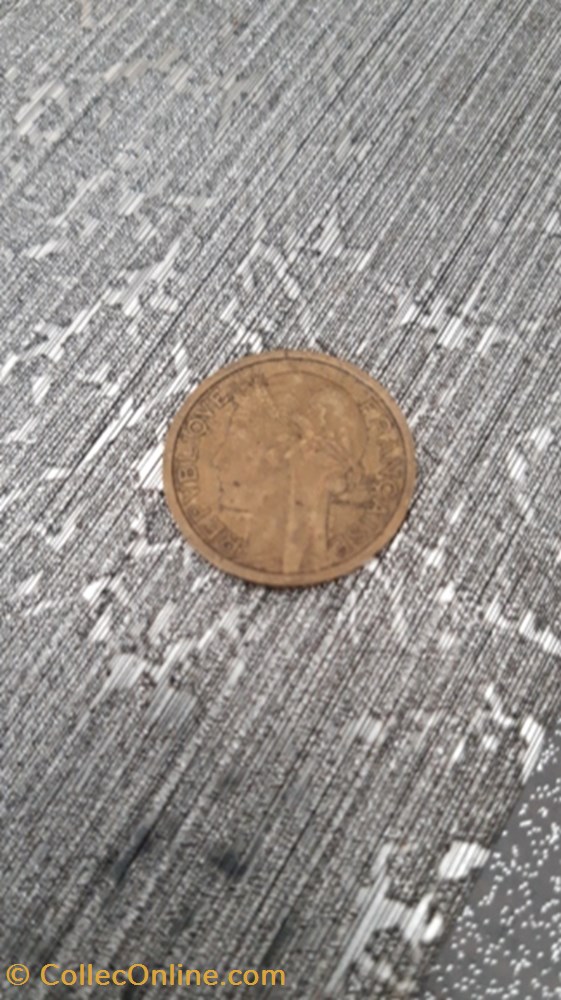1 franc 1934 bronze-alu Morlon monnaie 1 franc 1934 bronze alu morlon