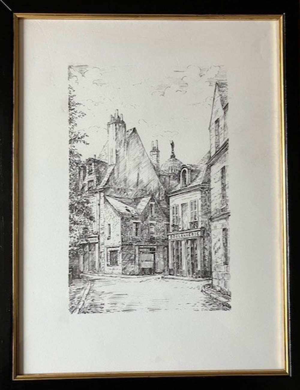 Rue du Président Merville - Claude BESNARD art antiquites estampes gravures rue du president merville claude besnard
