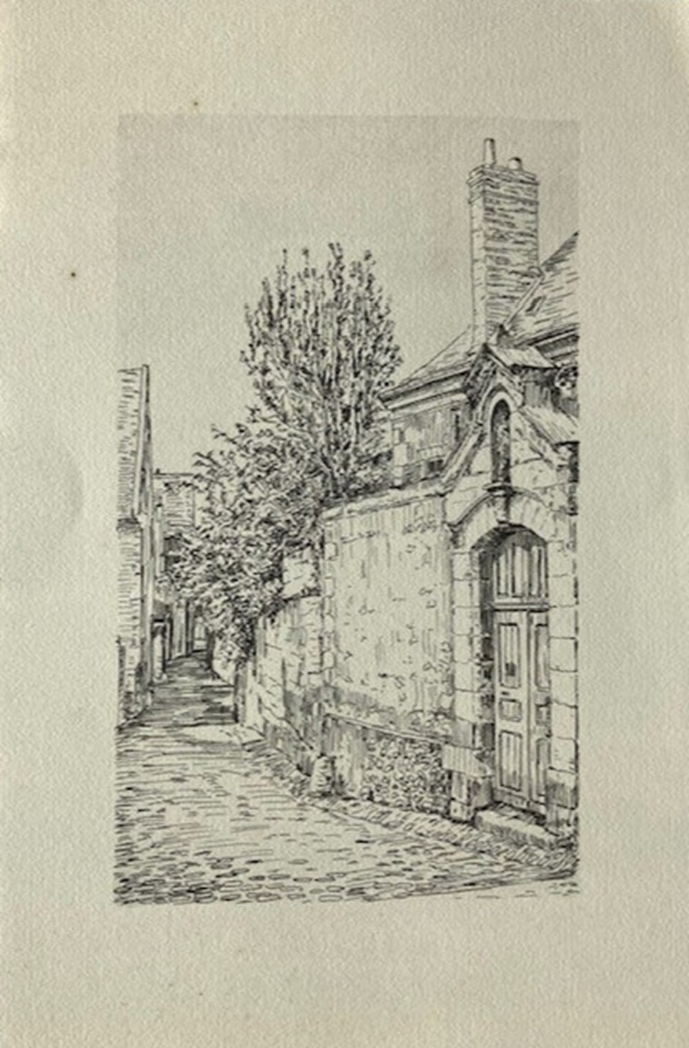 Rue Manceau - Claude BESNARD art antiquites estampes gravures rue manceau claude besnard
