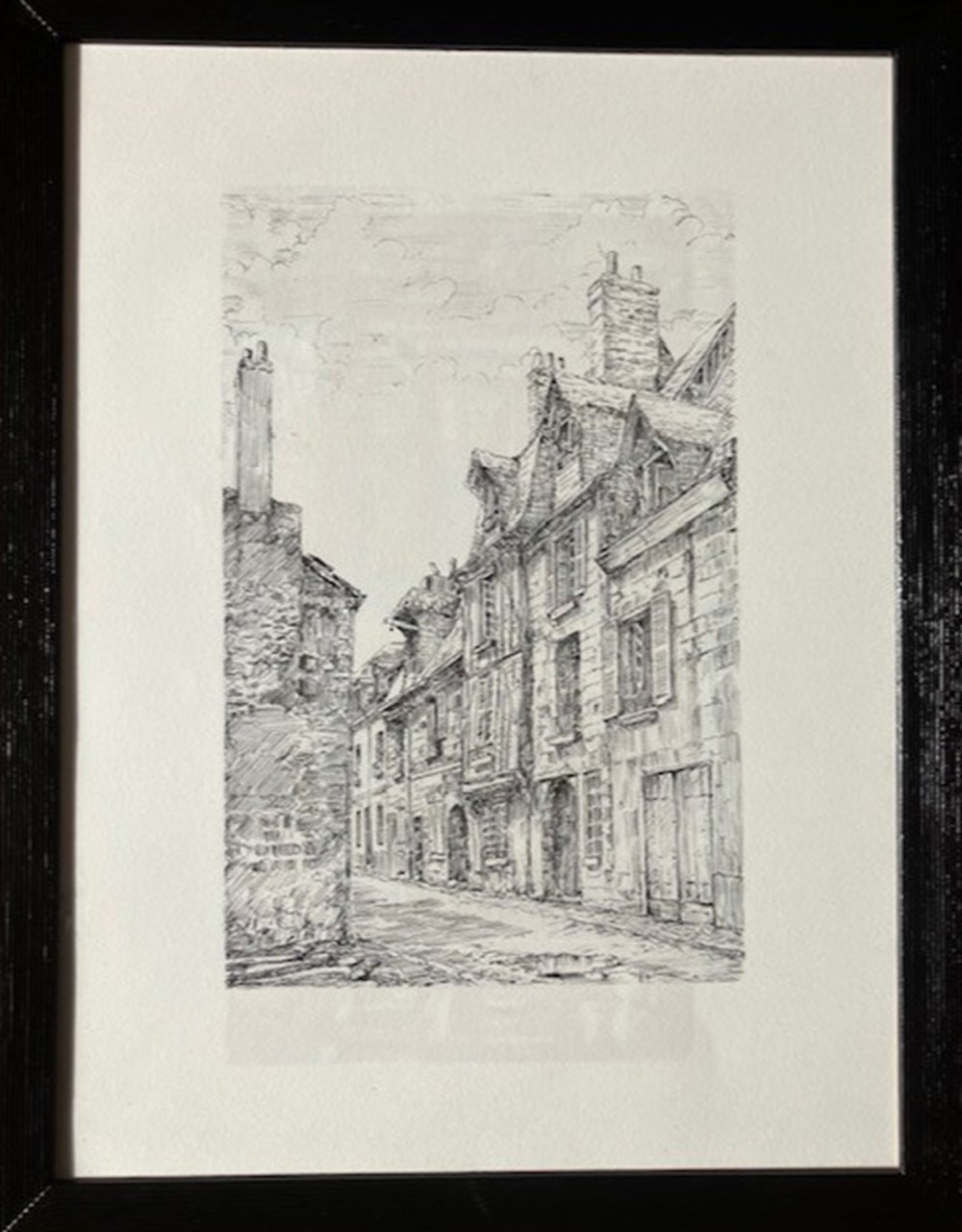 Rue Eugène Sue - Claude BESNARD art antiquites estampes gravures rue eugene sue claude besnard