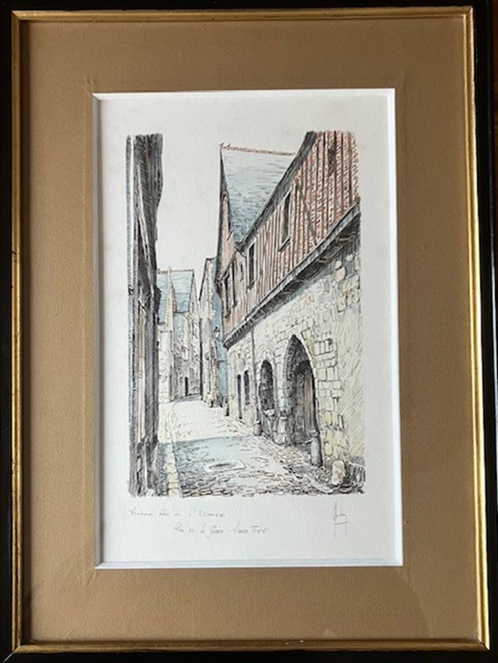 art antiquites estampes gravures rue de la paix vieux tours juillet 1977 claude besnard