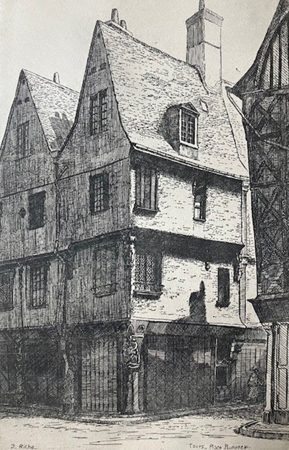 art antiquites estampes gravures gravure forte tours place plumereau 4 gilbert riche