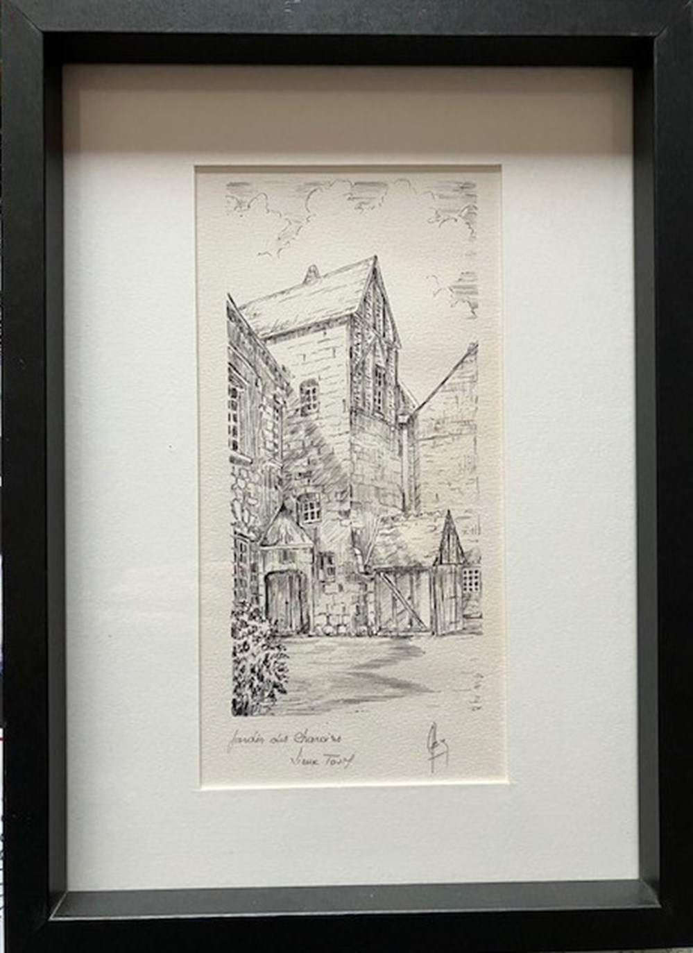 art antiquites estampes gravures jardin des chanoines claude besnard