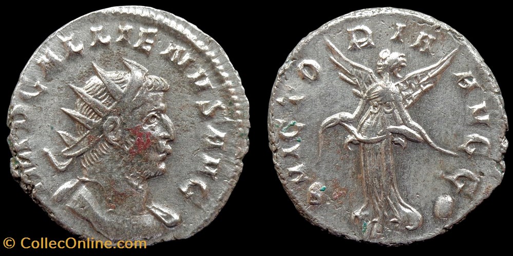 Gallien - VICTORIA AVGG (Milan, 258-259) monnaies antiques romaines imperiales et republicaines gallien victoria avgg milan 258 259