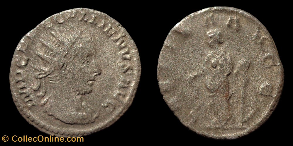 Gallien - LAETITIA AVGG (Rome, 253-54) monnaies antiques romaines imperiales republicaines gallien laetitia avgg rome 253 54