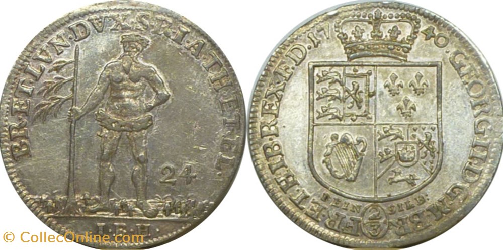 1740 Brunswick-Luneburg-Calennberg-Hannover coins world germany 1740 brunswick luneburg calennberg hannover