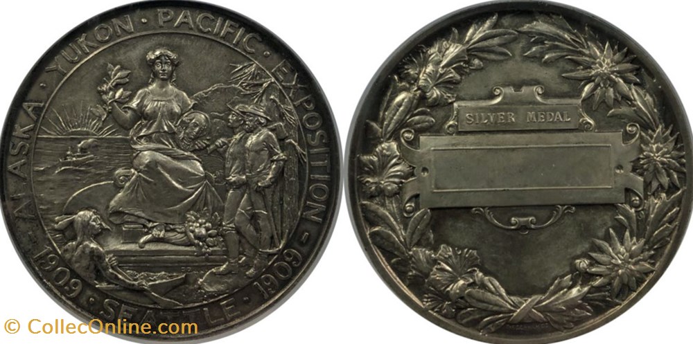 medals united states alaska yukon pacific exposition medal