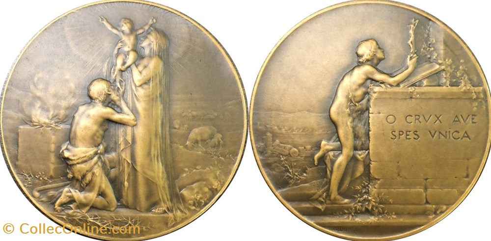 medals france birth of christ