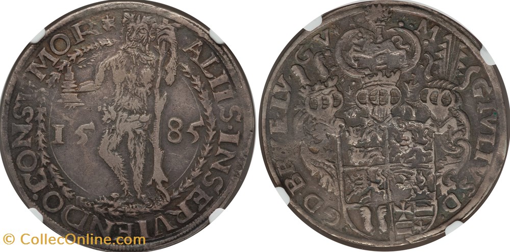 coins world germany 1585 brunswick wolfenbuttel thaler