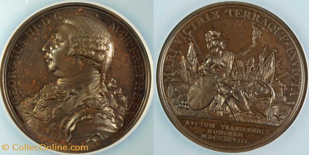 medals united kingdom 1798 bhm 485 george iii british victories