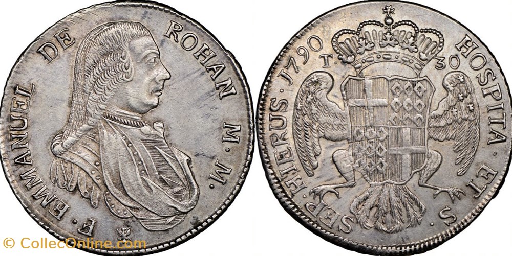 Malta 1790 30 Tari coins world malta 1790 30 tari