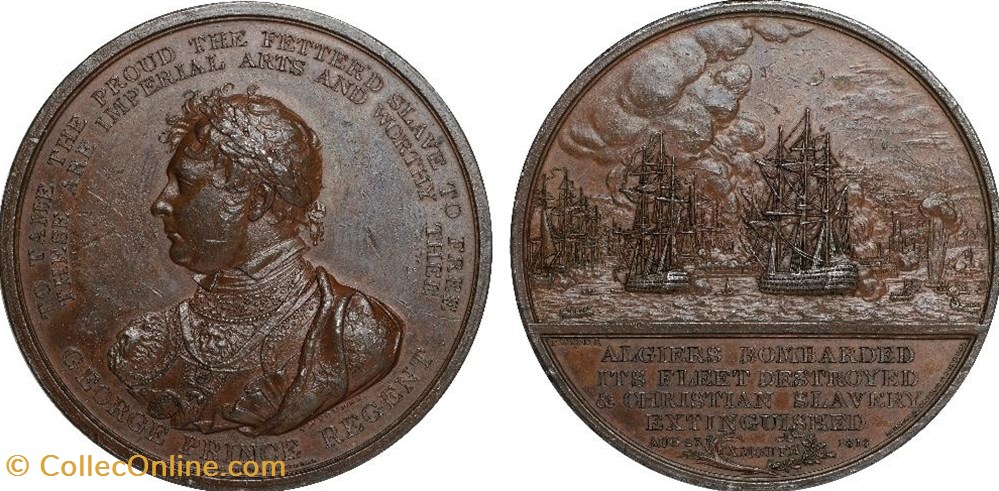 medals united kingdom 1816 bhm 923 bombardment of algiers