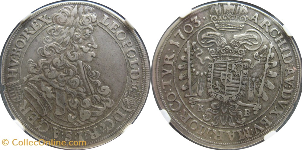 Hungary 1703 1/2 Thaler coins european medieval to hungary 1703 1 2 thaler