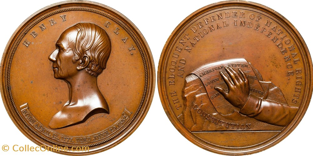 medals united states henry clay personal medal