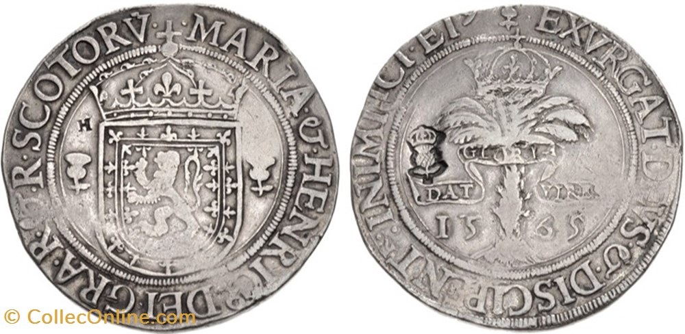 Scotland 1565 Ryal coins european medieval to kingdom of great britain scotland 1565 ryal