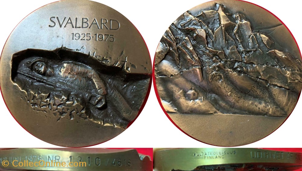 Finland 1975 Hans Hvass medals finland 1975 hans hvass