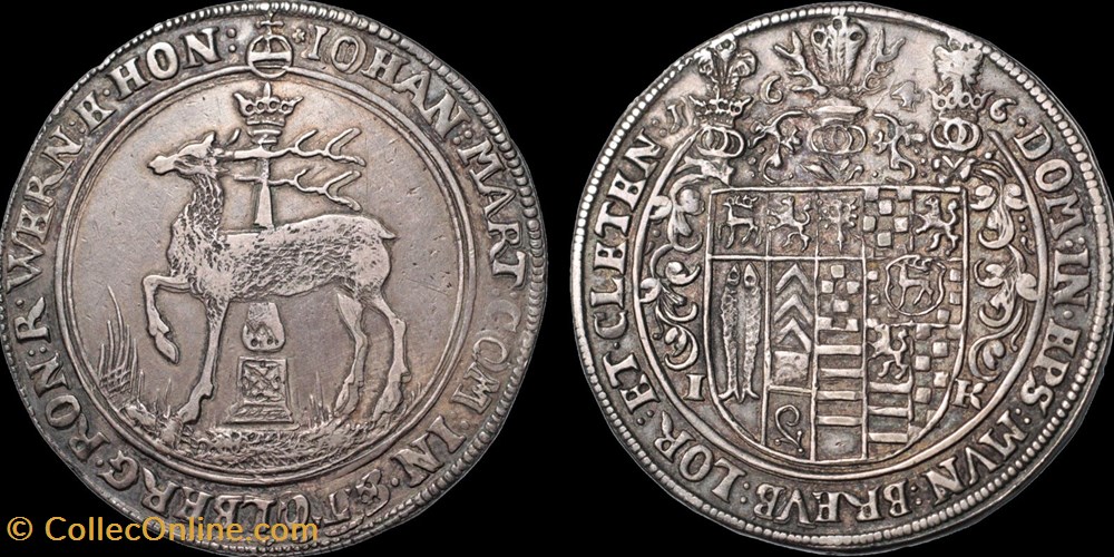 coins european medieval other german states stolberg stolberg thaler