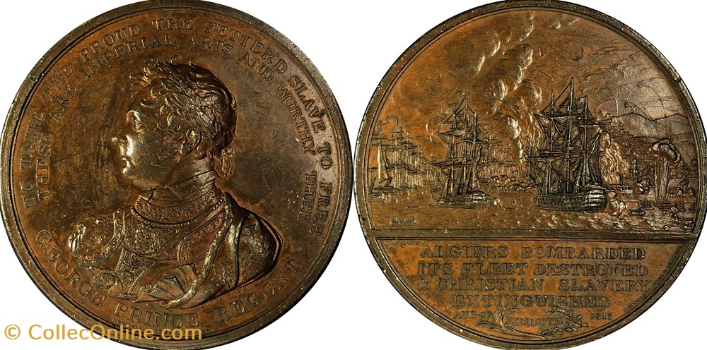 medals united kingdom 1816 bhm 923 bombardment of algiers