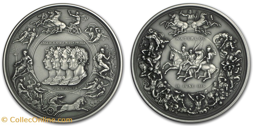 medals united kingdom waterloo medal 2015 restrike