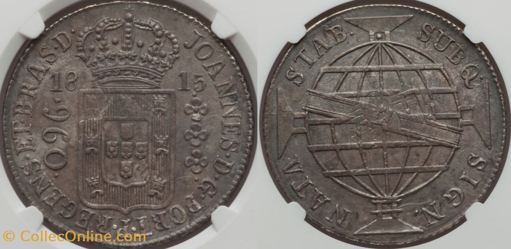 coins world brazil 1815 960 reis