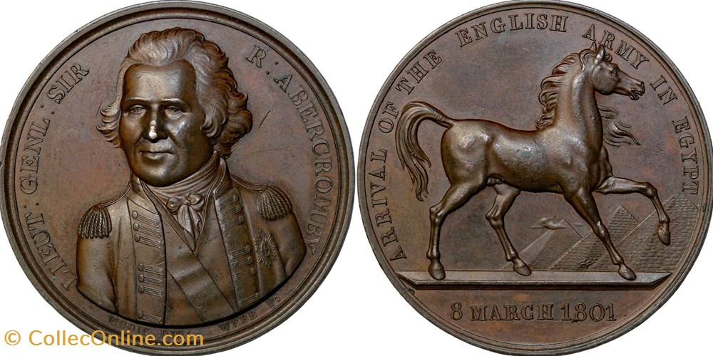 1801 BHM-504 British Army Arrives In Egypt medals united kingdom 1801 bhm 504 british army arrives in egypt