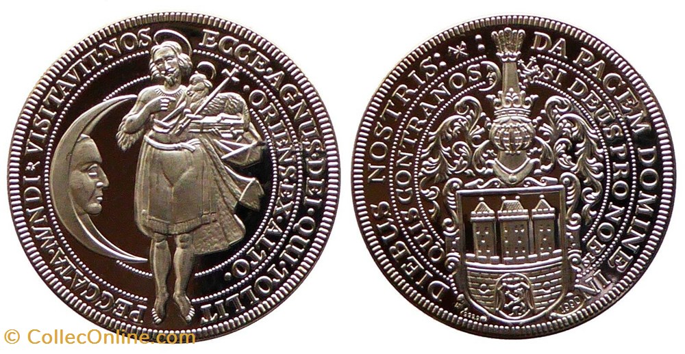 1612 (1990) Brunswick-Wolfenbüttel 1-1/2 Thaler coins world germany 1612 1990 brunswick wolfenbuttel 1 1 2 thaler