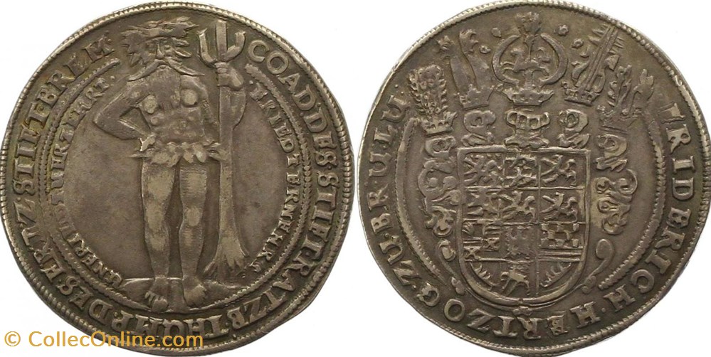 coins world germany 1644 brunswick luneburg celle thaler