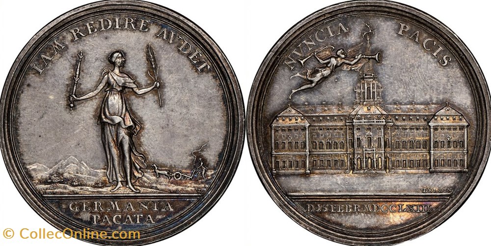 medals united states treaty of hubertusburg
