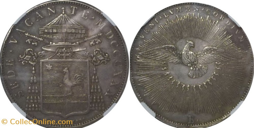 Papal States 1830 Scudo coins world papal states 1830 scudo