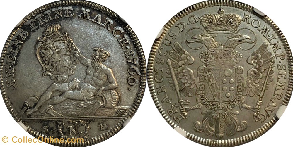 German States Nurnberg 1760 1/2 Thaler coins european medieval to other german states nurnberg 1760 1 2 thaler