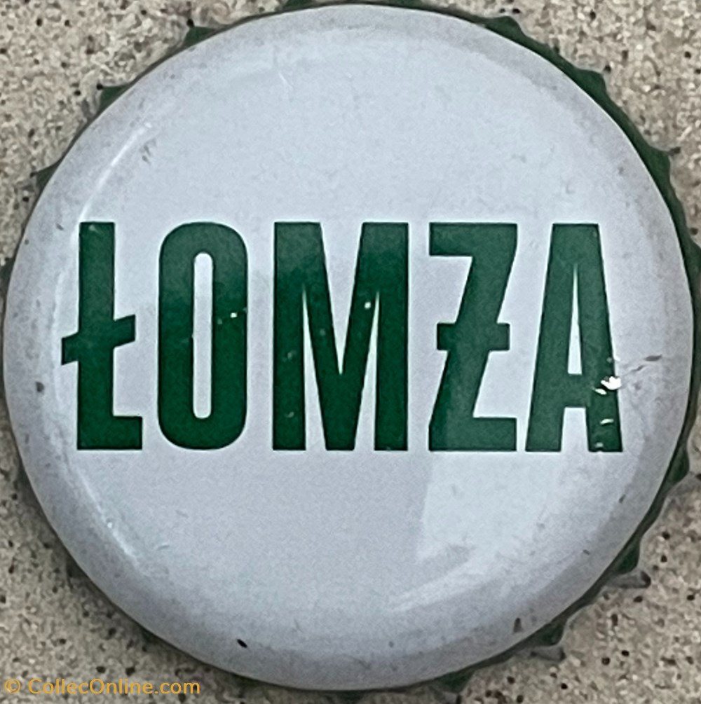 Lomza tampinhas de garrafas cerveja polonia lomza