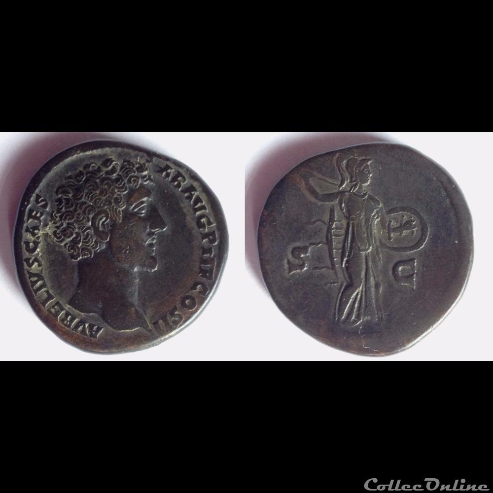 Marc Aurèle- Sesterce monnaie antique romaine marc aurele sesterce
