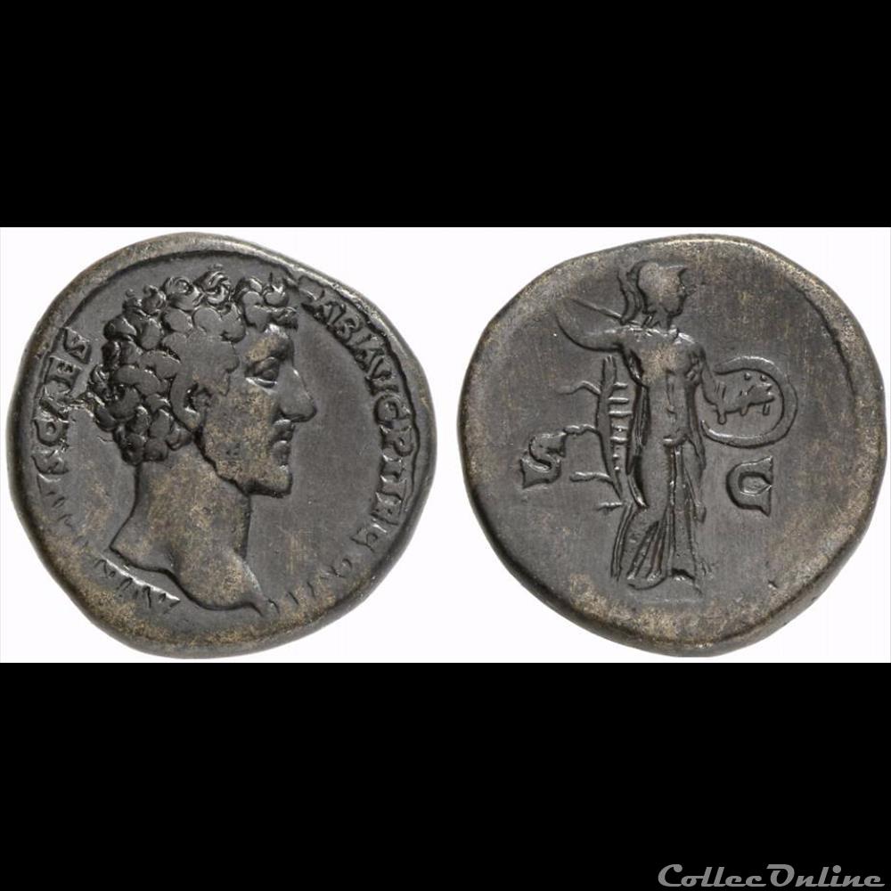 Marc Aurèle- Sesterce 3 monnaie antique romaine marc aurele sesterce