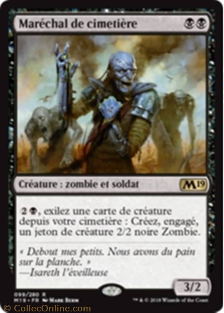Maréchal de cimetière jeux jouet carte jouer marechal de cimetiere