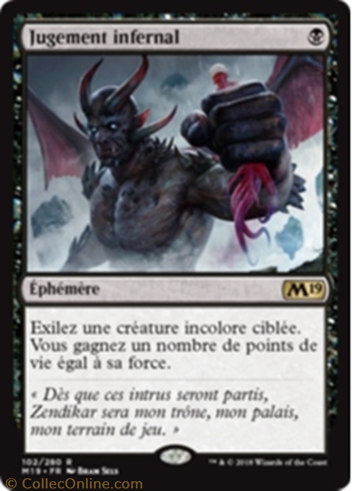 Jugement infernal jeux jouet carte jouer jugement infernal