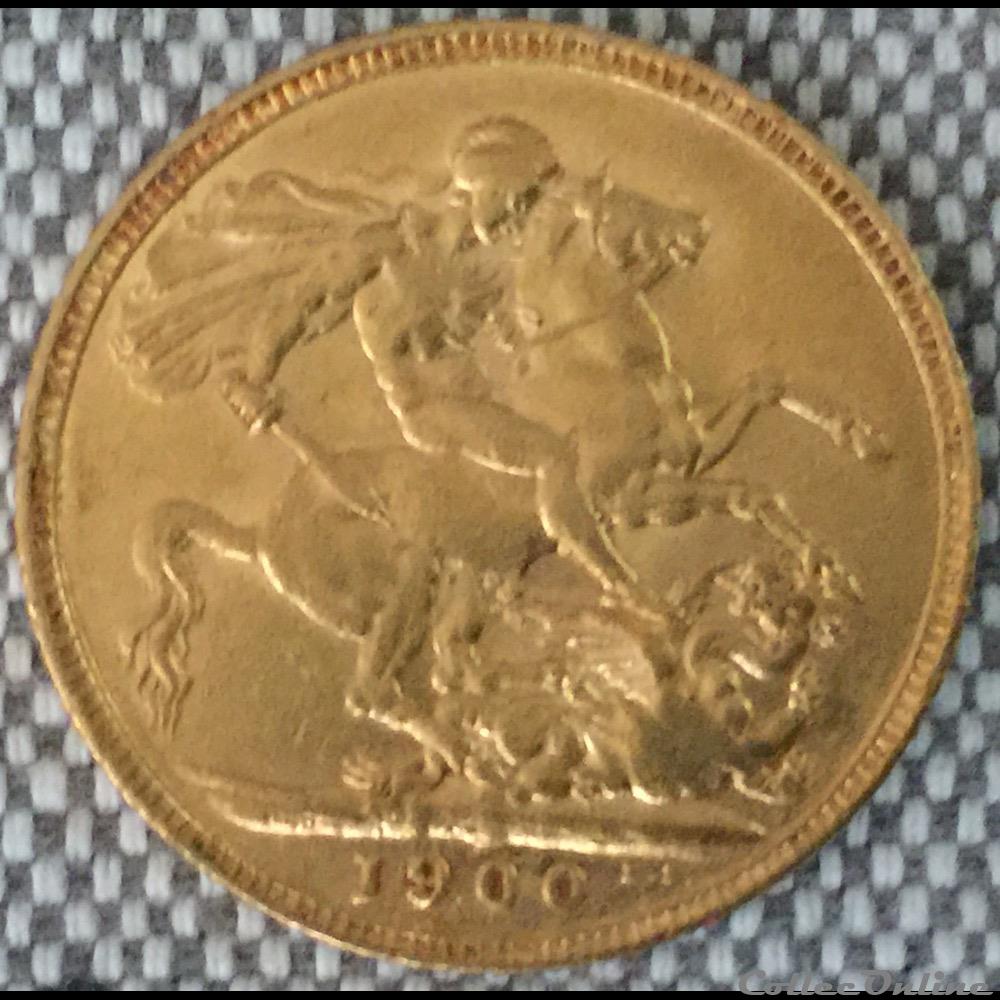 souverain victoria 1900 monnaie france moderne souverain victoria 1900