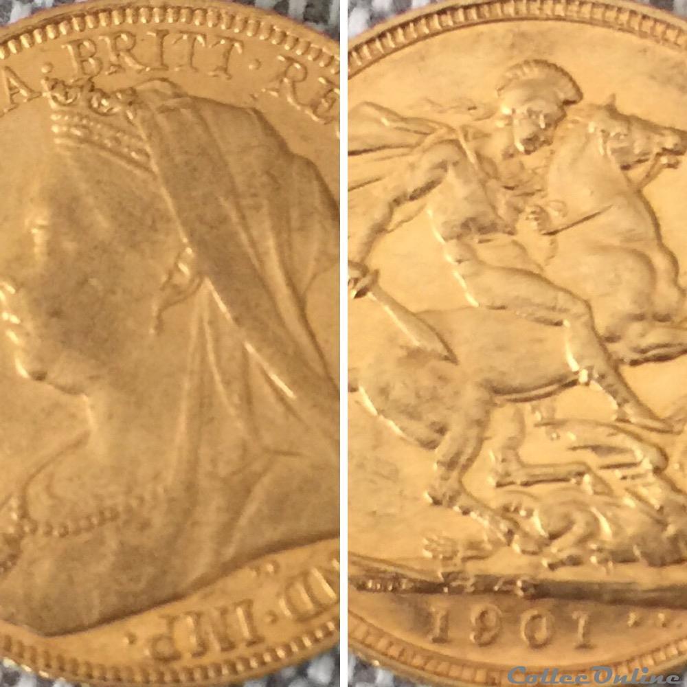 pièce reine victoria 1901 monnaie monde royaume uni piece reine victoria 1901