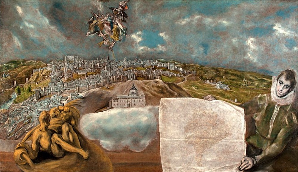 map and view of toledo