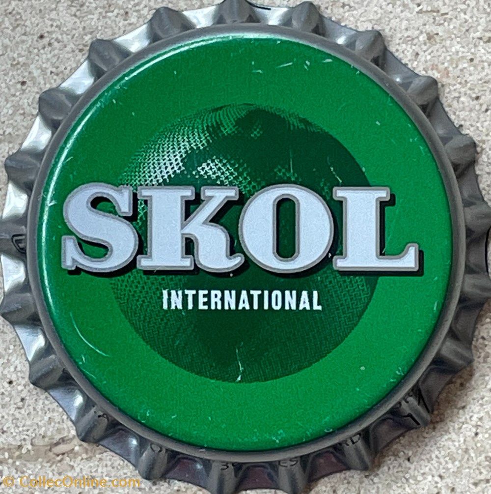 tampinhas de garrafas cerveja espanha skol
