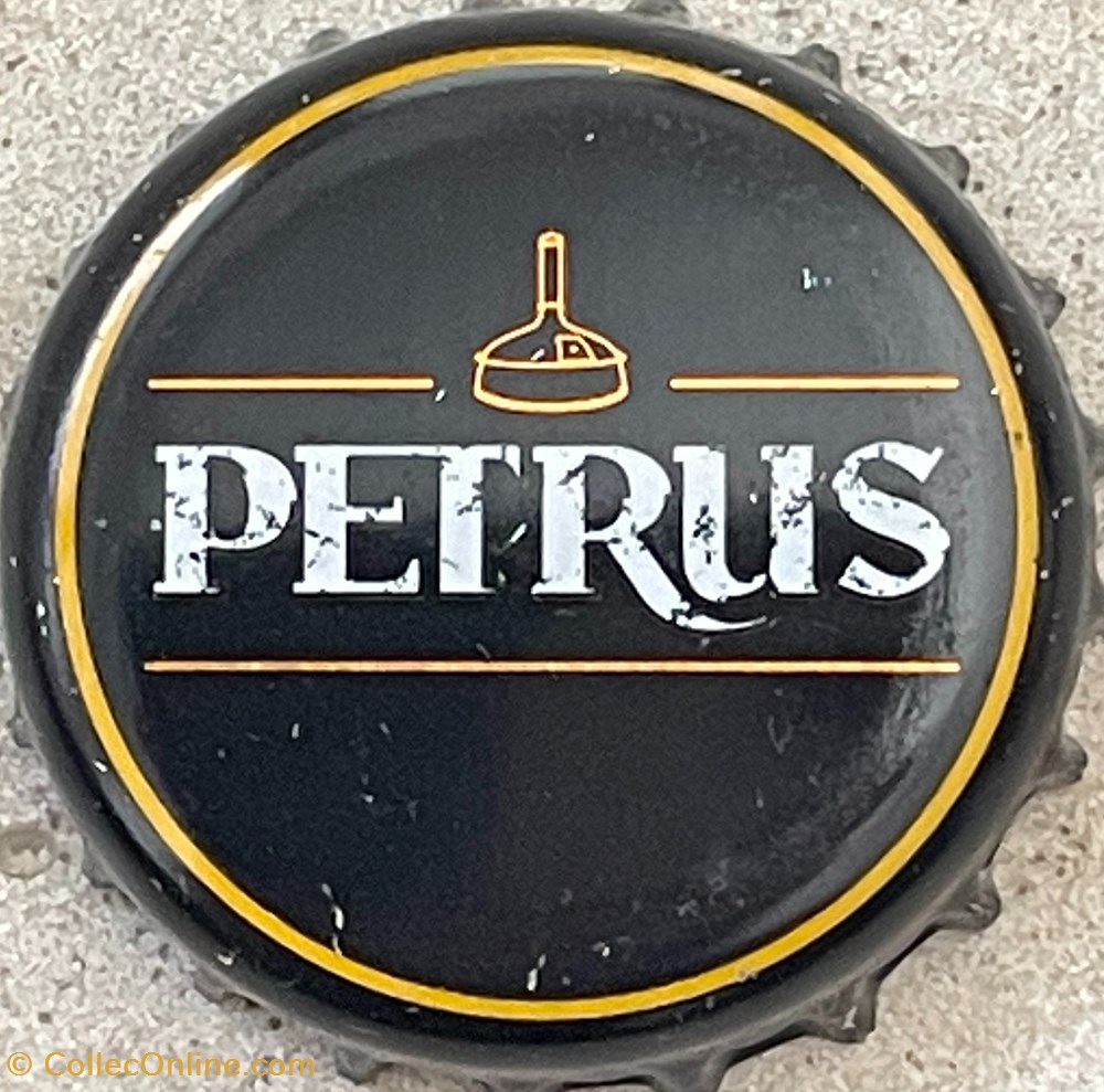 tampinhas de garrafas cerveja belgica petrus