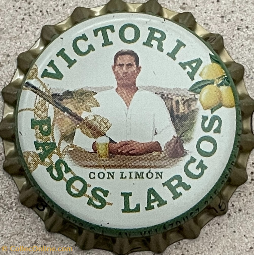 Victoria tampinhas de garrafas cerveja espanha victoria