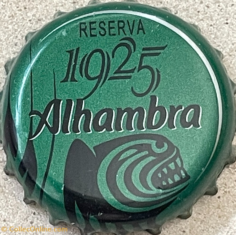 Alhambra tampinhas de garrafas cerveja espanha alhambra