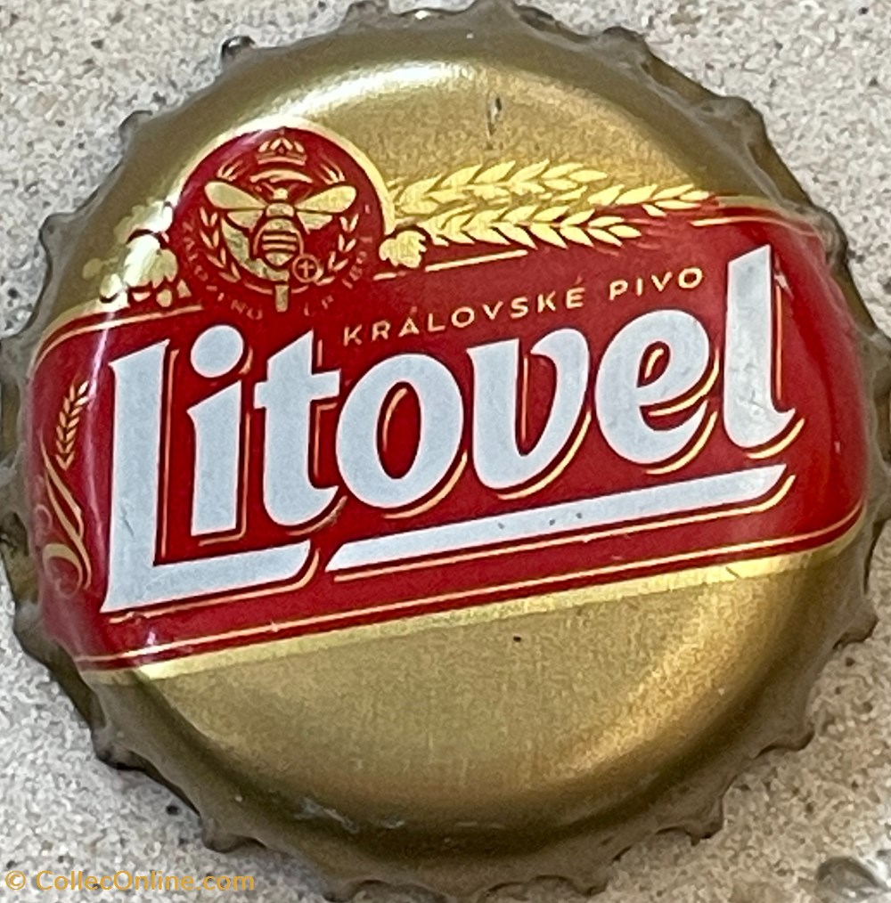 tampinhas de garrafas cerveja republica checa litovel
