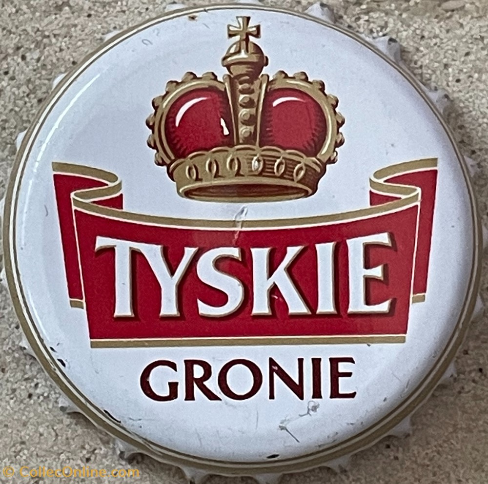 tampinhas de garrafas cerveja polonia tyskie