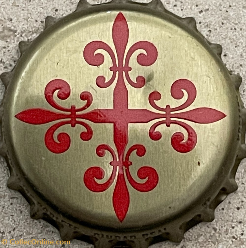 tampinhas de garrafas cerveja espanha calatrava