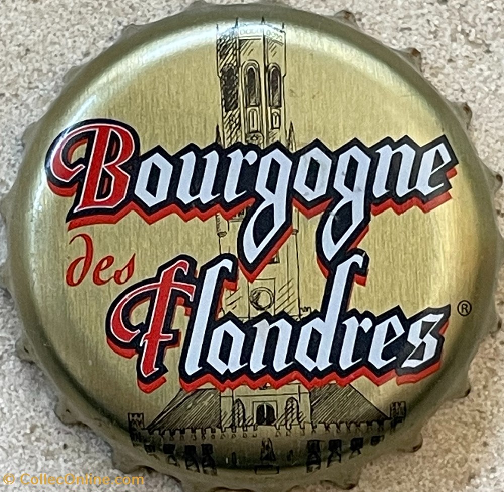 tampinhas garrafas cerveja belgica bourgogne des flandres