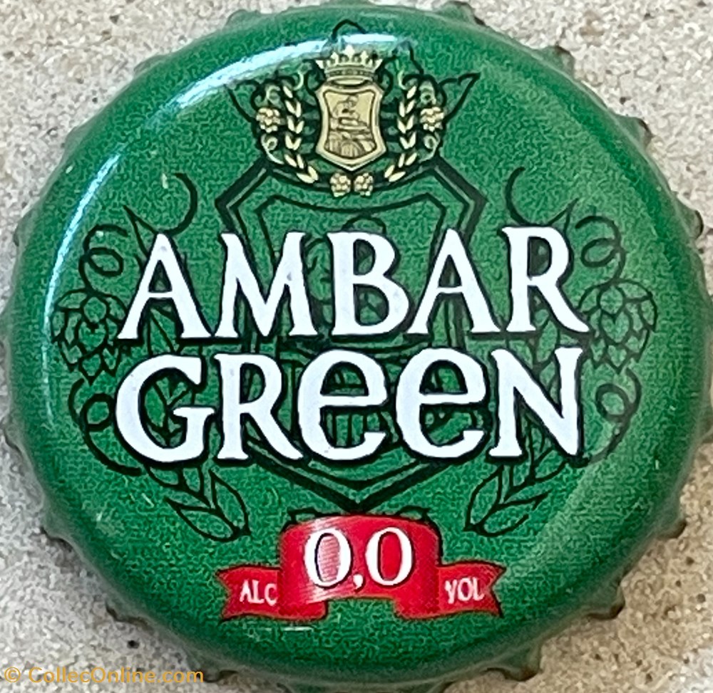 Ambar tampinhas de garrafas cerveja espanha ambar